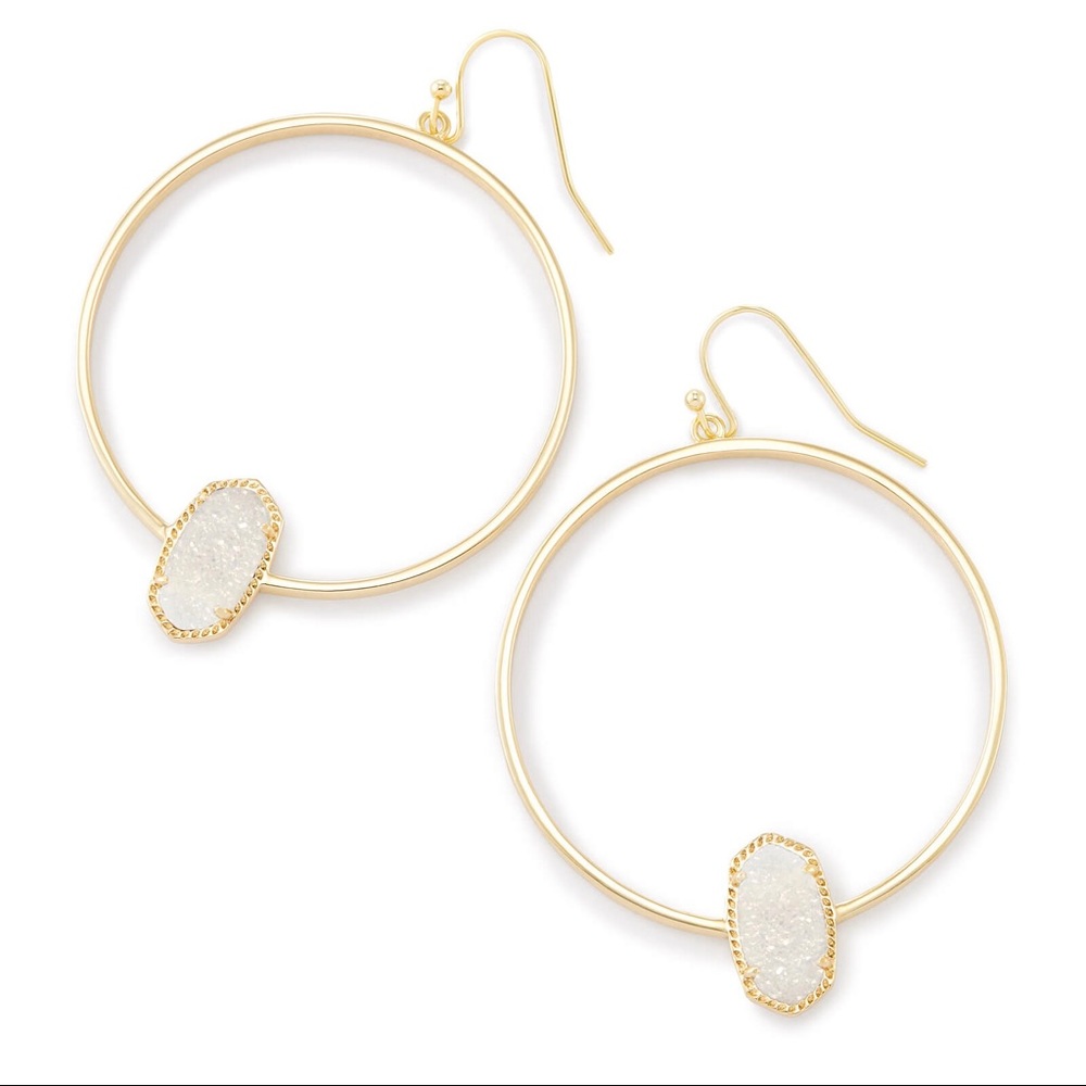 NEW Kendra Scott Elora Gold Hoop Earring